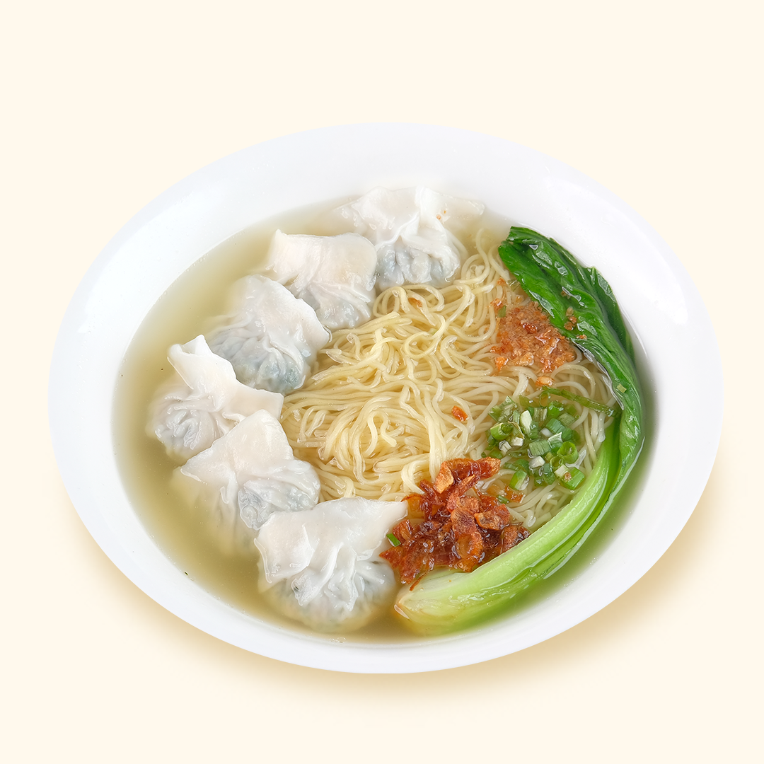 Pork Kuchay Dumpling Noodles