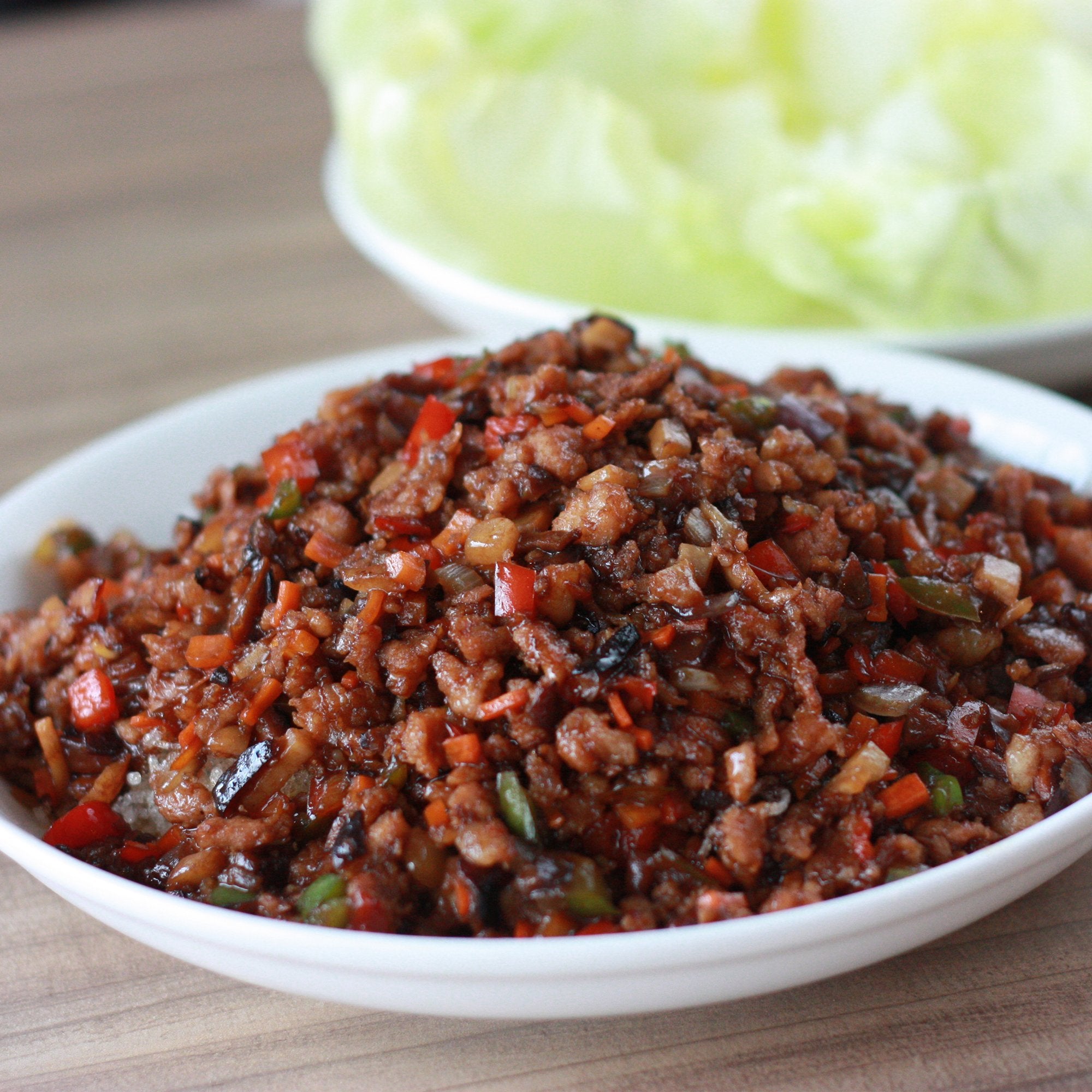 Minced Pork with Lettuce