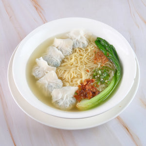 Pork Kuchay Dumpling Noodles