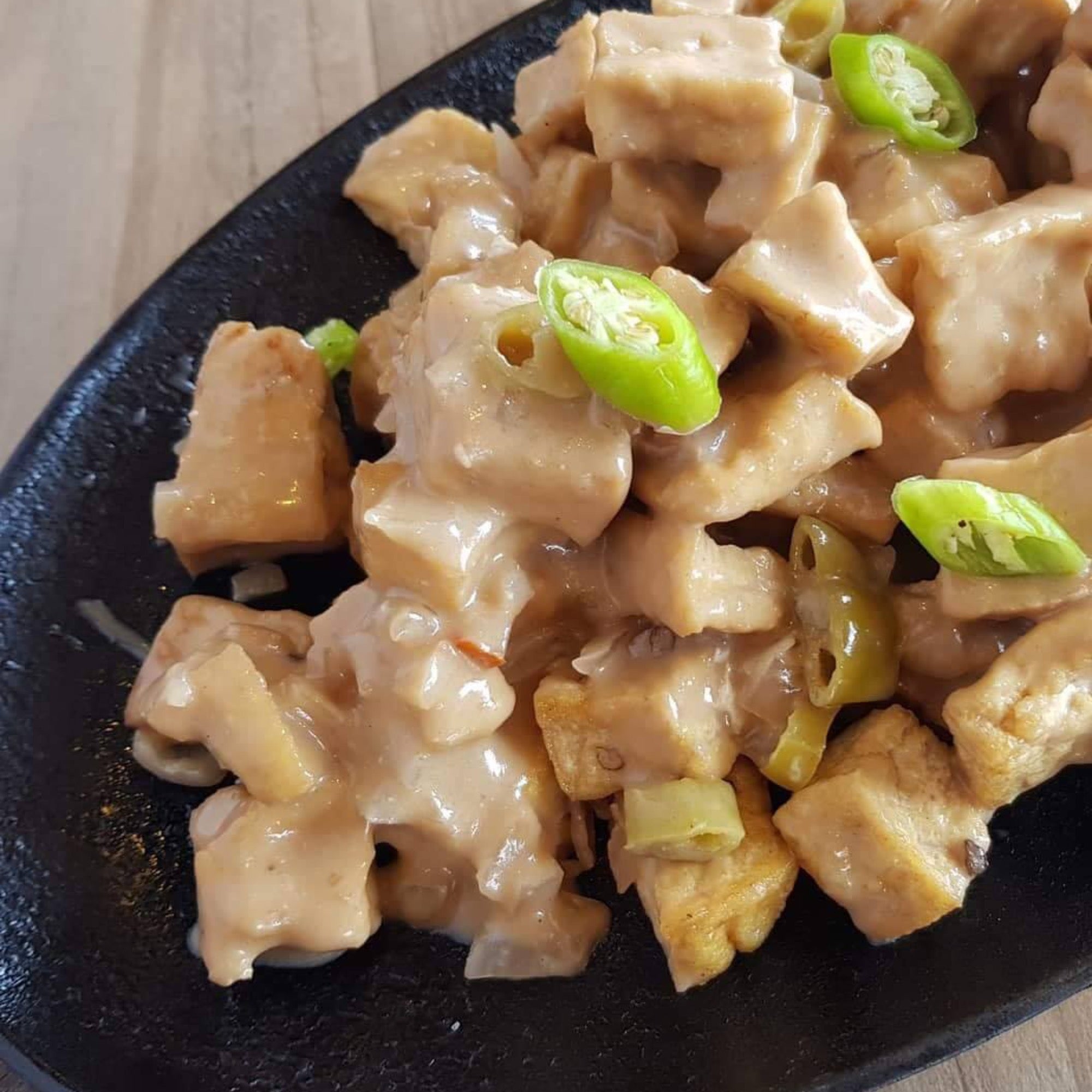 Sizzling Soy Tofu